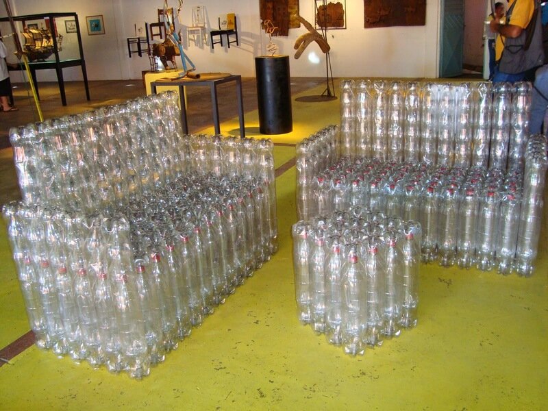 дачная мебель из пластиковых бутылок